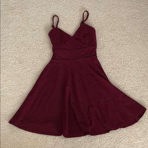 marron formal dress